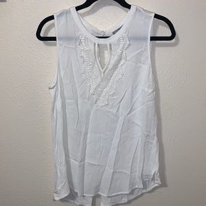 Daniel Rainn Quin Keyhole Crochet Top